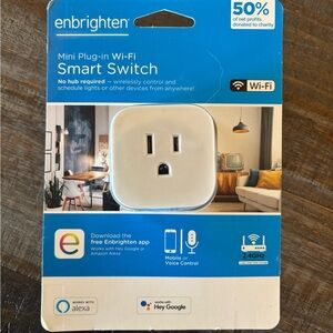Enbrighten Mini Plug-in Wi-Fi Smart Switch